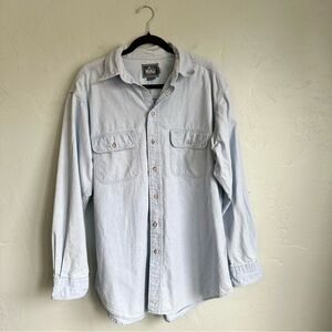 Woolrich Light Blue Button-Down Shirt